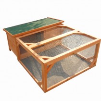  ONE STORERY 100*120*50CM Rabbit House Chook Hutch Cage with RUN P017