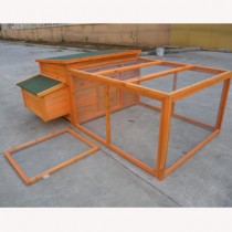  2m long X-LARGE Chicken Coop Hen house Chook Hutch Cage with RUN P009