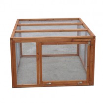 Large RUN for rabbit chicken Wooden Run for chicken house P009run