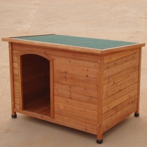  X-Large Log Cabin Timber Pet Dog Kennel House with all features P016 