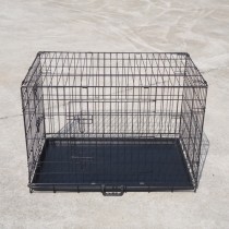  30" / 77cm Pet Dog Puppy Cat Collapsible Metal Crate P044