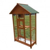 EXTRA LARGE FIR WOOD WIRE MESH PARROT AVIARY BUDGIE CANARY BIRD CAGE P042