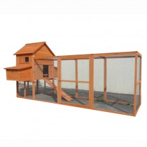 X-Large 3M Chicken Coop Hen house Chook Hutch Cage With Big Run P052