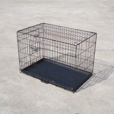 36" Pet Dog Cage Puppy Cat Collapsible Metal Crate Portable House