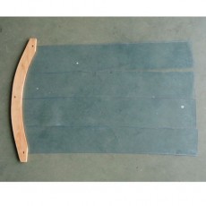 Removable plastic door entrance for x-large wooden dog kennel