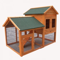 X-LARGE Large Chicken Coop Rabbit Hutch Cage and RUN P015