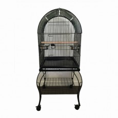 Large  Bird Cage Parrot Aviary Open Perch Roof Budgie Canary Wire P049