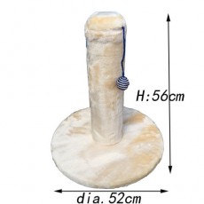 Plush Cat Scratching Tree Pole Post with ball 56cm ALCT-001