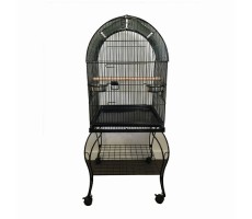 Large  Bird Cage Parrot Aviary Open Perch Roof Budgie Canary Wire P049