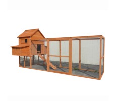 X-Large 3M Chicken Coop Hen house Chook Hutch Cage With Big Run P052