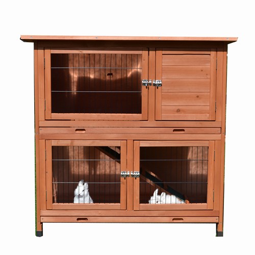 double storey rabbit hutch